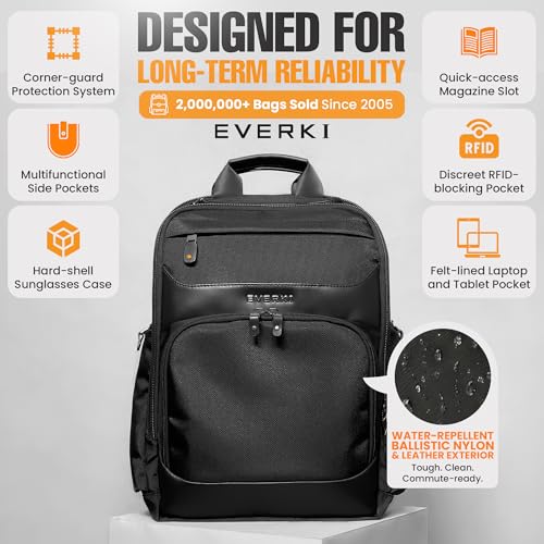 Image of Everki Onyx Premium Business Executive Laptop Backpack