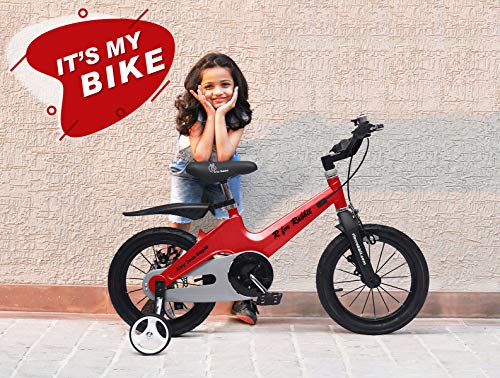 Image of R for Rabbit Tiny Toes Rapid Bicycle for Kids for 3,4 & 5 Years 14T inch Cycle |90% Installed|Magnesium Alloy Single Structure - Red