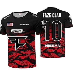73HA73 T-shirts voor heren E-Sport CSGO Faze Clan Esports NIKO uniform comfortabel en ademend sweatshirts