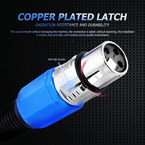 ARTIBETTER 2 PCS XLR Male a Fêmea Cabo de Microfone 3 Pinos Converter Mic Link Studio Conector de de