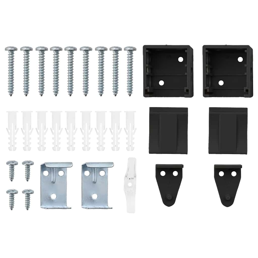 Fensterjalousie mit Vorhängen aus Aluminium, Matte Oberfläche, Verstellbare Lichtkontrolle, rollos für Fenster, rollos & jalousien, Geeignet für Wohnzimmer und Schlafzimmer, Schwarz, 145 x 130 cm