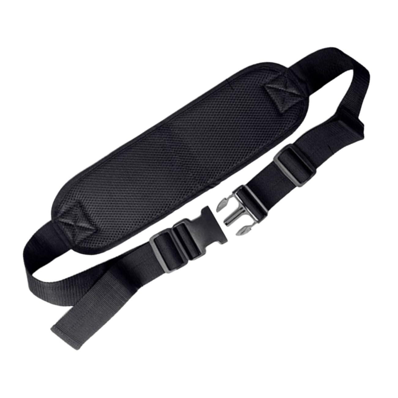 HAWILLOSCH Wheelchair Restraint Waistband Black Medical Wheelchair Safety Harness Grid Ventilated Prevent Sliding Comfortable Support