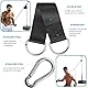 Seilrolle Umlenkrolle 90 mm Block Flaschenzug Fitness Rotation 360° Drahtseilrolle mit Schaukelgurt Karabinerhaken für DIY Home Gym Fitnessgeräte Kabelmaschine