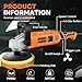 Alloyman Buffer Polisher, 1200W 7 Inch/6 Inch Car Polisher Set, 7 Variable Speed 600-3000 RPM, Car Polishers and Buffers with Detachable Handle for Car, Boat Sanding, Polishing, Waxing