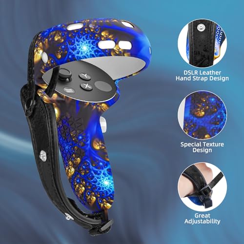 AIXOTO for Oculus Quest 2 Accessories, Accessory Set for Meta Quest 2, Include Silicone Face Cover, Controller Grip Cover, VR Shell Cover, Lens Cover and 10PCS Disposable Eye Cover - Image 6