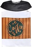 Coffee Costume for Cosplay, Funny Coffee Cup Costume Food Outfit Halloween Cosplay Party Costumes for Durable and clever