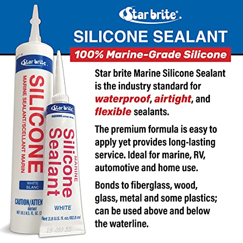 Image of STAR BRITE Silicone Sealant Black 2.8 OZ. (082103)