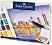Produktbild Faber-Castell 169736 - Aquarellfarben, 36 Stück in Näpfchen, inklusive Wassertankpinsel
