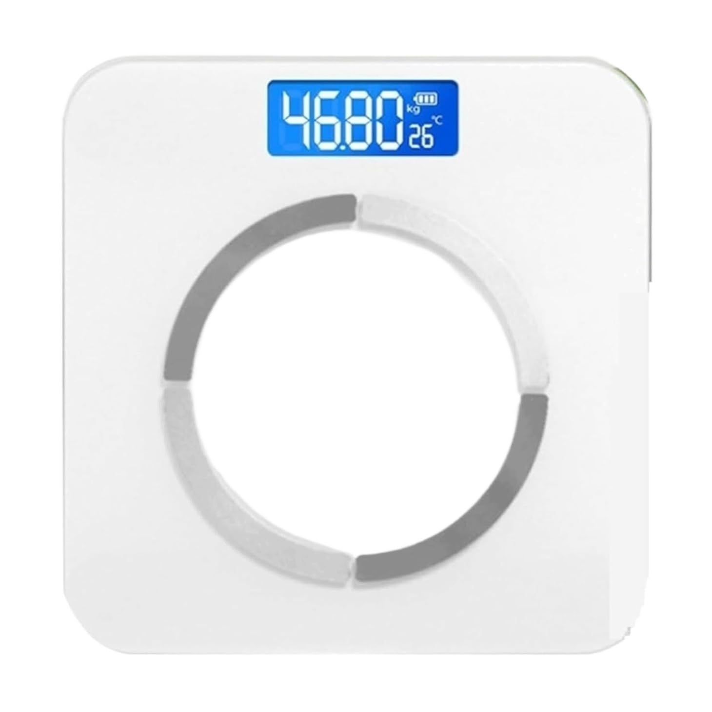 Waga Waga Łazienkowa Waga Elektroniczna Waga Tłuszczu Smart Waga Tkanki Tłuszczowej Urządzenie Do Ważenia Wielofunkcyjne Waga Osobowa(White)