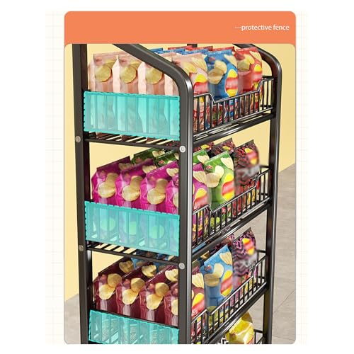 Présentoir à chips vertical pour organiser vos sachets de snacks - 6