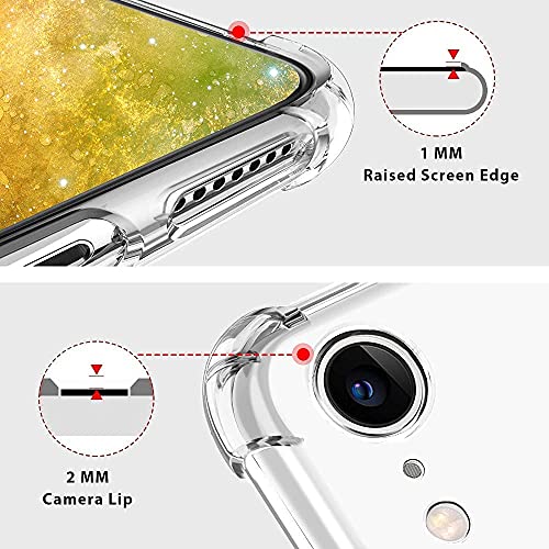 Yespure For Iphone Xr Clear Case With Adjustable Neck Cord Lanyard Strap,Crossbody Phone Case For Iphone Xr,Clear Transparent Soft Tpu Anti-Scratch Shockproof Cover For Iphone Xr - Black #TOP5