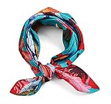 Desigual FOU_Beach Carre Bufanda, Azul, U para Mujer
