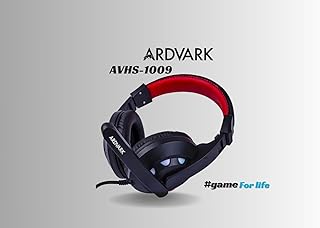 ARDVARK AVHS1009 Gaming Headset for PS5, PS4, Xbox One, Switch, PC with Noise Cancelling Mic, Deep Bass Stereo Sound – Black