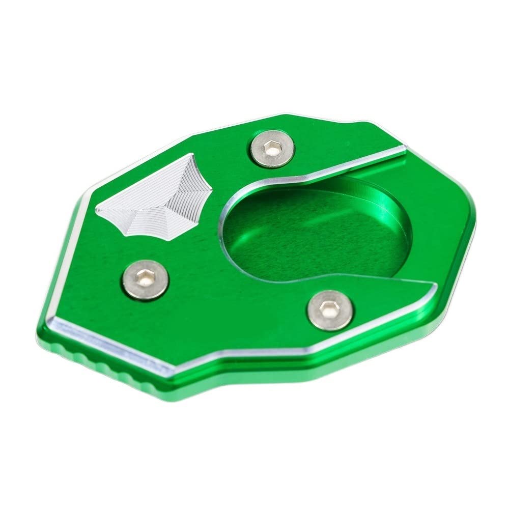Extension de plaque de support latérale CNC verte pour Kawasaki