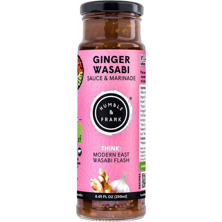 Hum​bl​e and Frank Foods Ginger Wasabi Sauce 8.45 oz (Pack of 6)