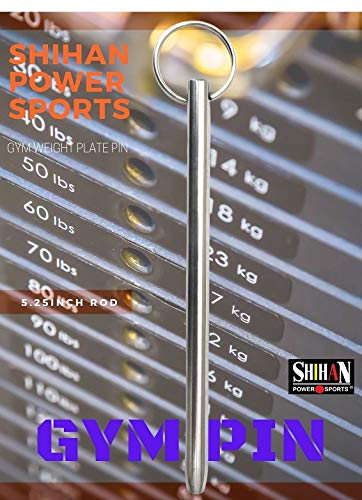 Shihan Portable Universal Weight Stack Replacement SELECTOR Key Pin - 8mm Dia - 131mm length Gym Home Weights Training - Image 2