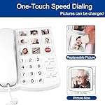 Big-Button-Phone-for-Seniors-Home-9-Pictured-Big-ButtonsWired-Simple-Basic-Landline-Telephone-for-Visually-Impaired-Old-People-with-Large-Easy-Buttons-Emergency-House-Phones