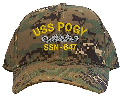 Gorra de béisbol USS Pogy SSN-647 Bordada miniatura 1
