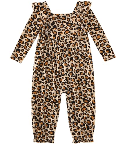Image of DREAMHALO Baby Girls Rompers-Viscose Made from Bamboo,Long Sleeve Pants Romper Clothes Infant Outfits for Girl