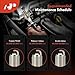 A-Premium Iridium & Platinum Spark Plugs Compatible with Chevrolet Cruze/Volt 2011-2015, Cruze Limited 2016-2016, Sonic 2012-2018 & Cadillac ELR 2014-2016, 1.4L, Pack of 4