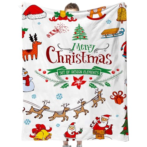 Weihnachtsdecke, Weihnachts Bettwäsche, Christmas Flanell...