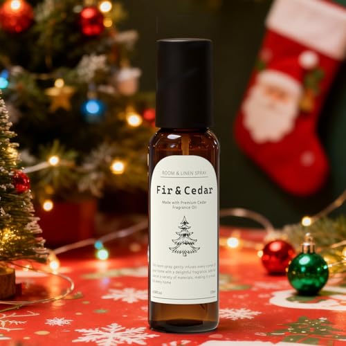 Image of Fir & Cedar Room Spray, Concentrated Room Spray for Home Fragrance, Long Lasting Air Fresheners for Home, Bedding, Fabrics, Odor Eliminator, 8.12 fl oz