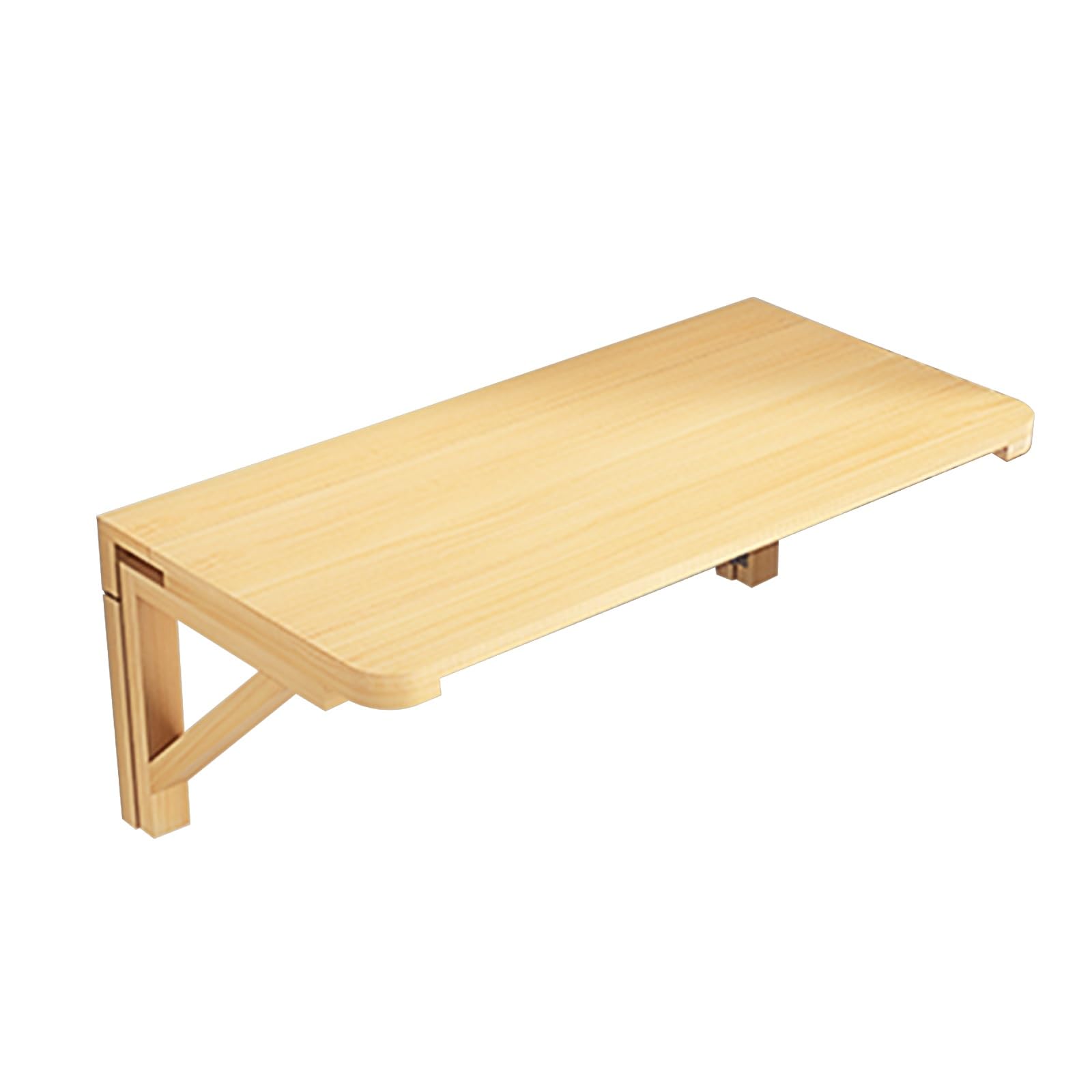 LWJSOCP Folding Wall Table SpaceSaving Wall Mounted Desk for Home Office Laundry Room Kitchen & Dining Room Compact Folding Workbench (80x40cm/32x16in)
