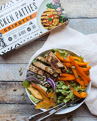 TRIBALÍ Foods - NAE 100% Free-Range Patties, 12 Boxes - Chipotle Chicken - 4 Patties per Box (48 Patties) - Thumbnail 7