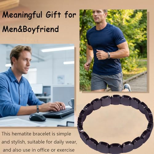 Pulsera de Hematita para Hombre miniatura 6