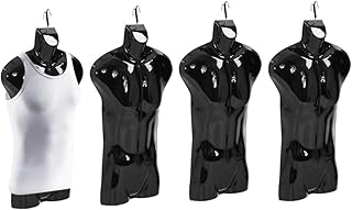 4 Pack Mannequin Torso Manikin Dress Form Male 30
