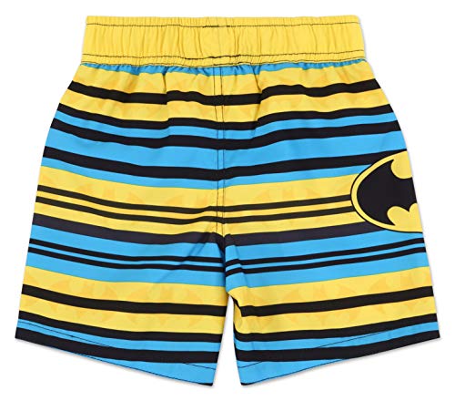 Warner Bros. Justice League Batman Toddler Boys Swim Bathing Suit Yellow/Blue 2T #TOP1