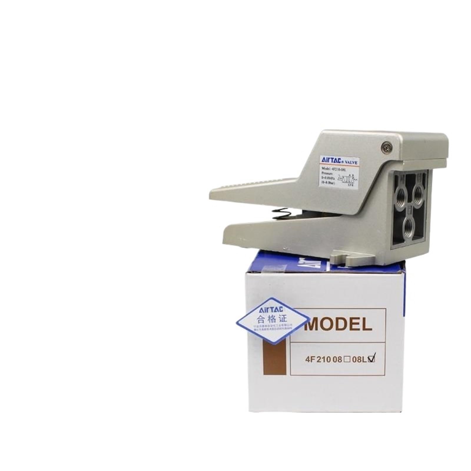 Distributeur pneumatique 4F-210-08L usiné pour l'automatisation fiable