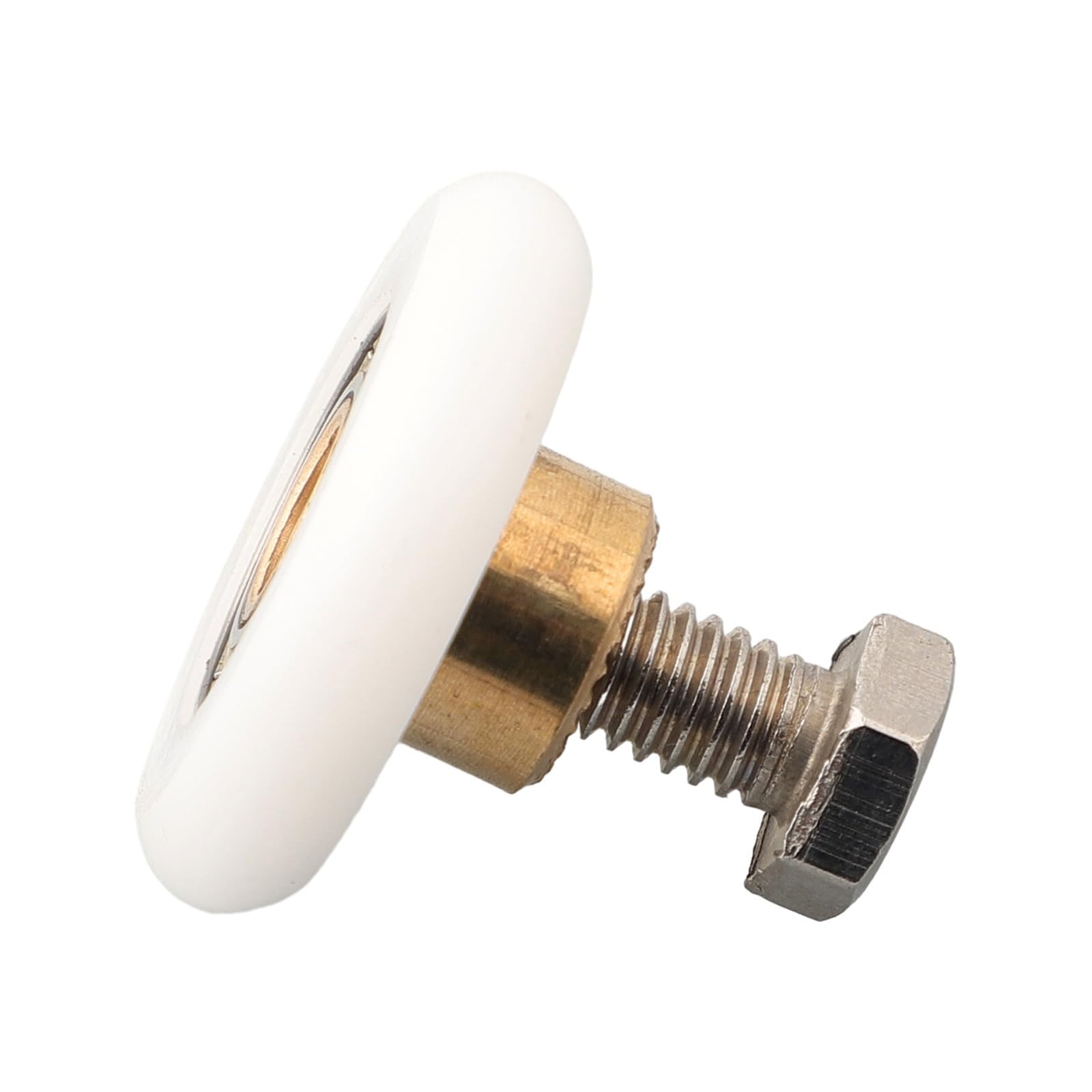 Vnakrny 23Mm Shower Door Rollers 22Pcs 20-27Mm Brass Nylon Sliding Roller Hardware
