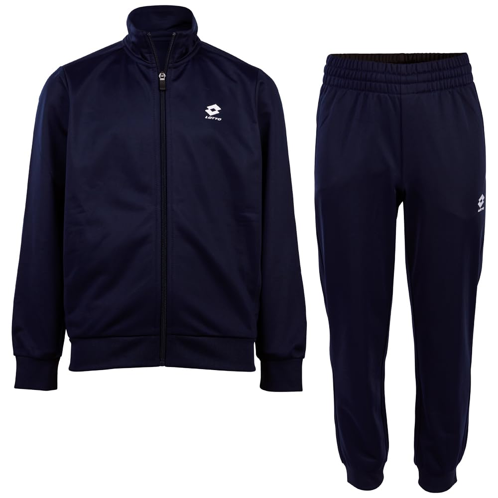 LOTTO 1124055J Unisex Kids, Training Suit, Regular Fit Unisex Dress Blues 158-164