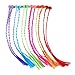 Produktbild 12 Stück Kinder Bunte Haarsträhnen Multifarbige Nylon Geflochtene Haarverlängerung Extension Set mit Clip für Party Dekoration
