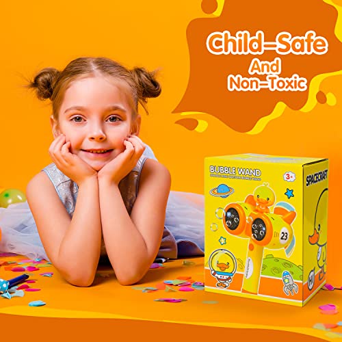 Bubble Machine Gun With Bubble Refill Solution, Bubble Guns With Lights For Bubble Blaster Party Favors, Bubbles For Kids Outdoors Activity, Easter, Birthday, Wedding Party #TOP6