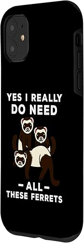 Miniatura 8 de Funda para iPhone 1212 Pro Yes I Really Do Need All These Hurones Animal Lover