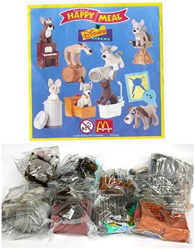 わんわん物語2 マクドナルド ヨーロッパ版ミールトイ 8点セット