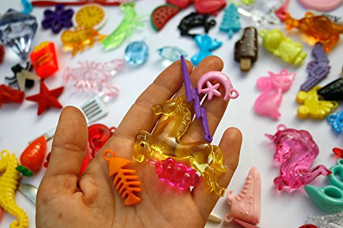 TomToy Big Mixed Trinkets for I Spy Sensory Bins, Kids Crafts, Learning Activities, Miniatures, 2.5-6cm, Set of 20 trinkets