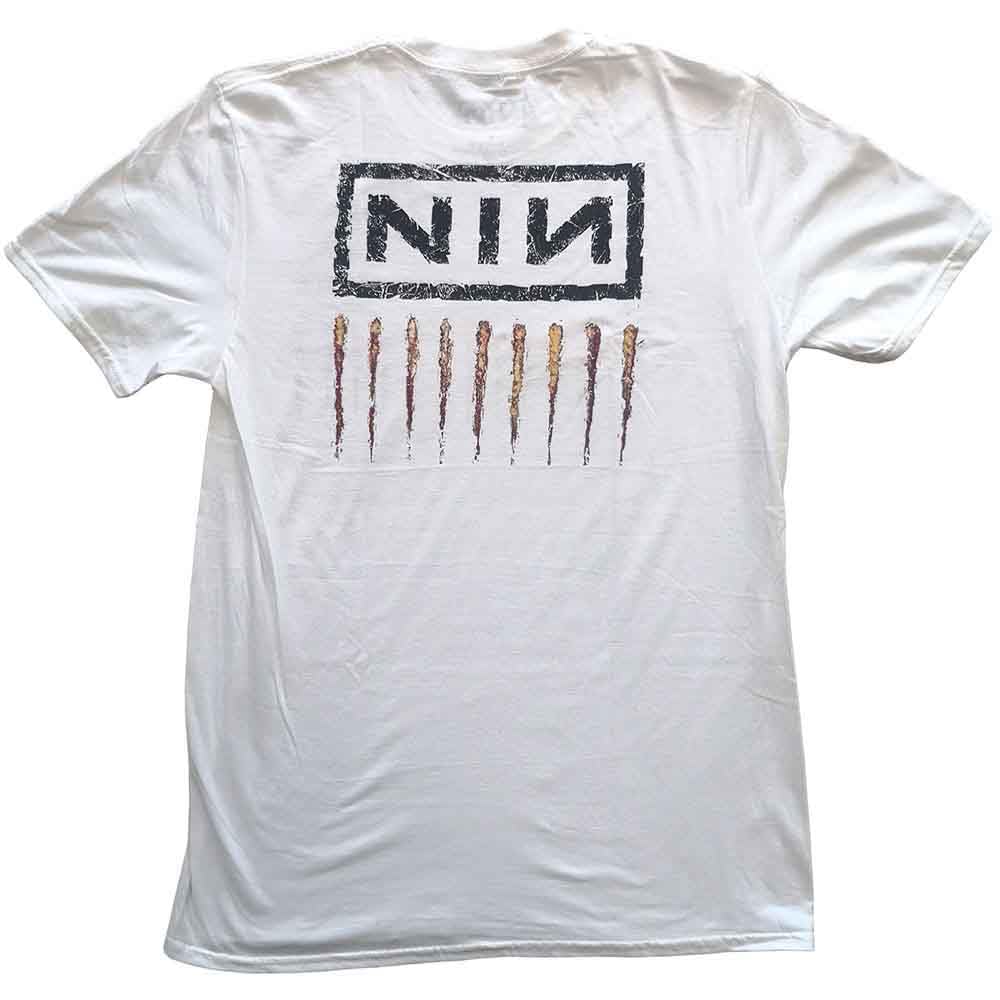 Nine Inch Nails - T-Shirt - Downward Spiral - White - XL