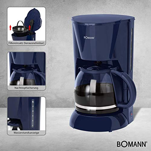 Bomann KA 183 CB Filterkaffeemaschine für 12-14 Tassen, Nachtropfsicherung, Warmhalteplatte, Abschaltautomatik… – Bild 3