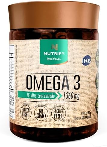Ômega 3 1360mg (60 Cápsulas), Nutrify