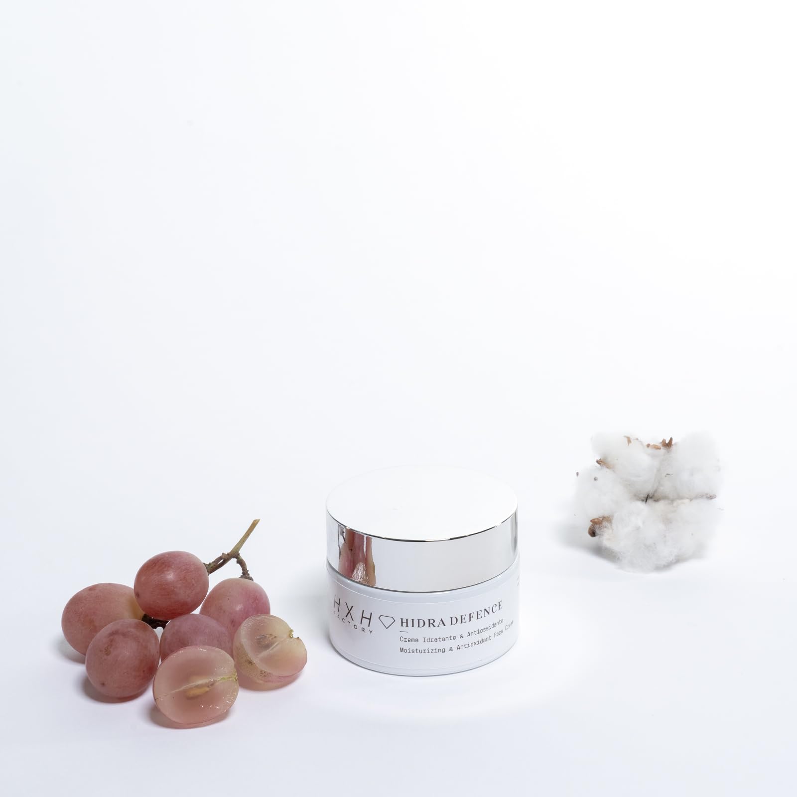Hydra Difesa Crema Viso Idratante e Antiossidante 50ml | Pelle Secca e Impura, Base Trucco Leggera, Protezione Stress Ambientale, Con Collagene e Oli Naturali