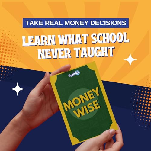 Image of Money Wise - Finance Card Game for Kids, Families & Adults | 57 Strategic Cards | Learn Savings, Investing & Budgeting Skills from the Start | Educational Birthday & Return Gift for Ages 14+