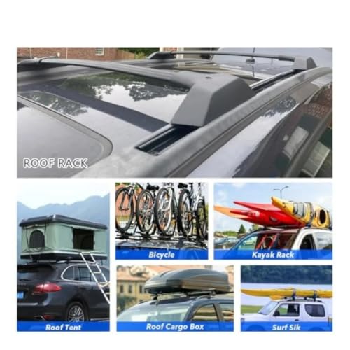 Barres de toit en aluminium aérodynamique pour Chevy Traverse 2009-2017 - 7