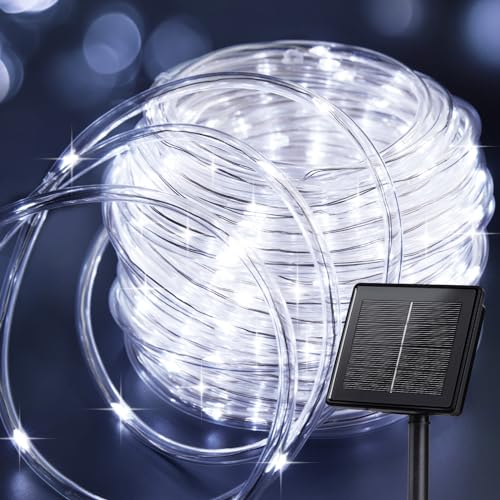 Brightown Solar Rope Lights, IP65 Waterproof 39FT 100LED Outdoor Solar String Lights Solar Powered...