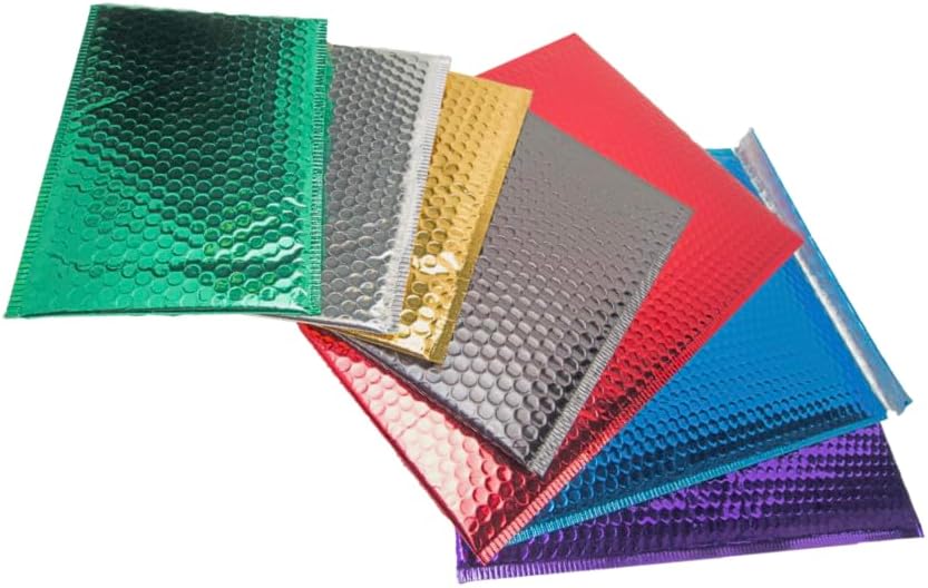 GGR Supplies Metallic Bubble Padded Envelope Mailers, 7.5 X 11 Inches, Waterproof Ultra Resistant Ideal For Packing, Shipping, and Storing. Pack of 25 (Gold) - Image 6