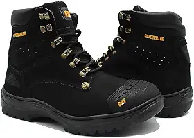 Bota Coturno em Couro Legítimo e Biqueira