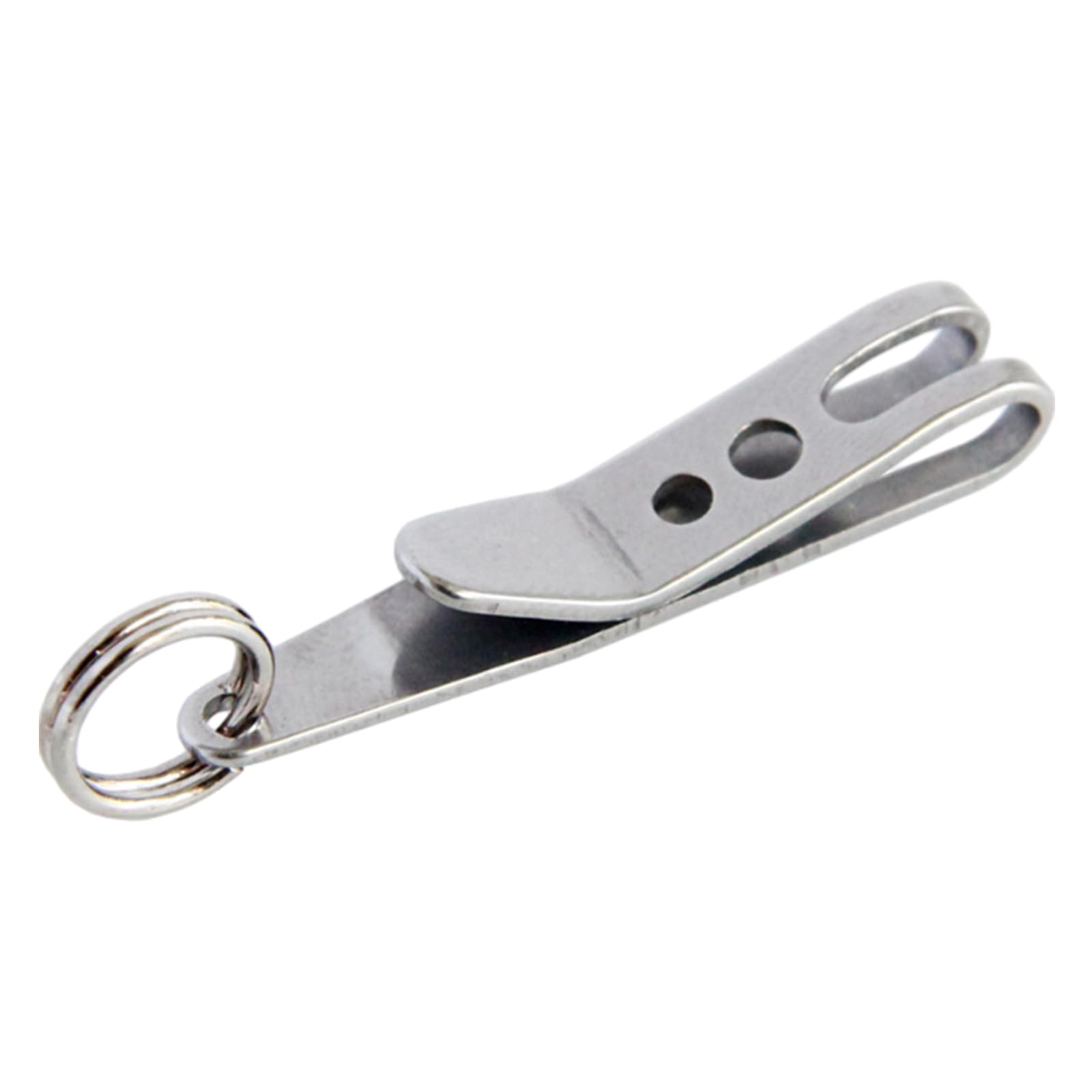 Psdndeww Suspension Pocket Clip Stainless Steel Clip Hanger Pocket Clip Key Holder Outdoor Belt Clip for Outdoor Use
