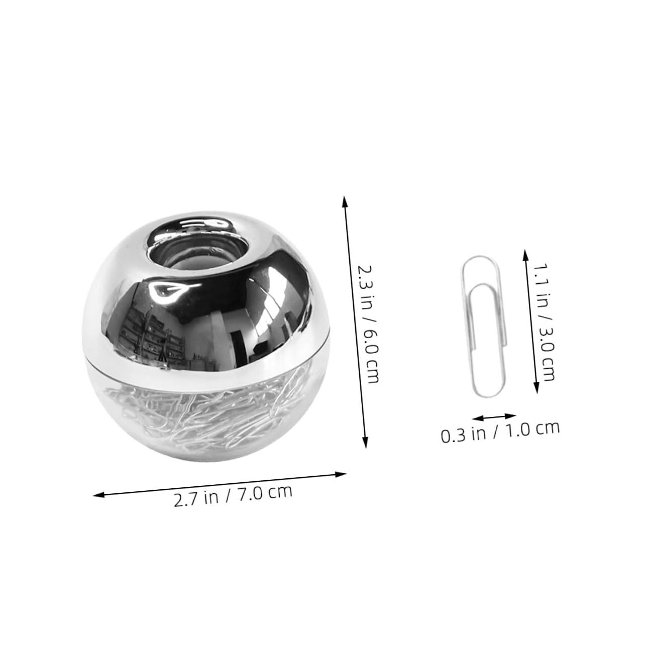 GALPADA Clip Segnalibro in Metallo 2 Set Scatola Magnetica Argento per Progetti Creativi e Organizzazione Documenti Ufficio e Scuola Accessori da Scrivania